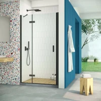 Двери в душевой проем AFP Retta 90 черный матовый