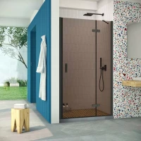Двери в душевой проем AFP Retta 90 черный матовый