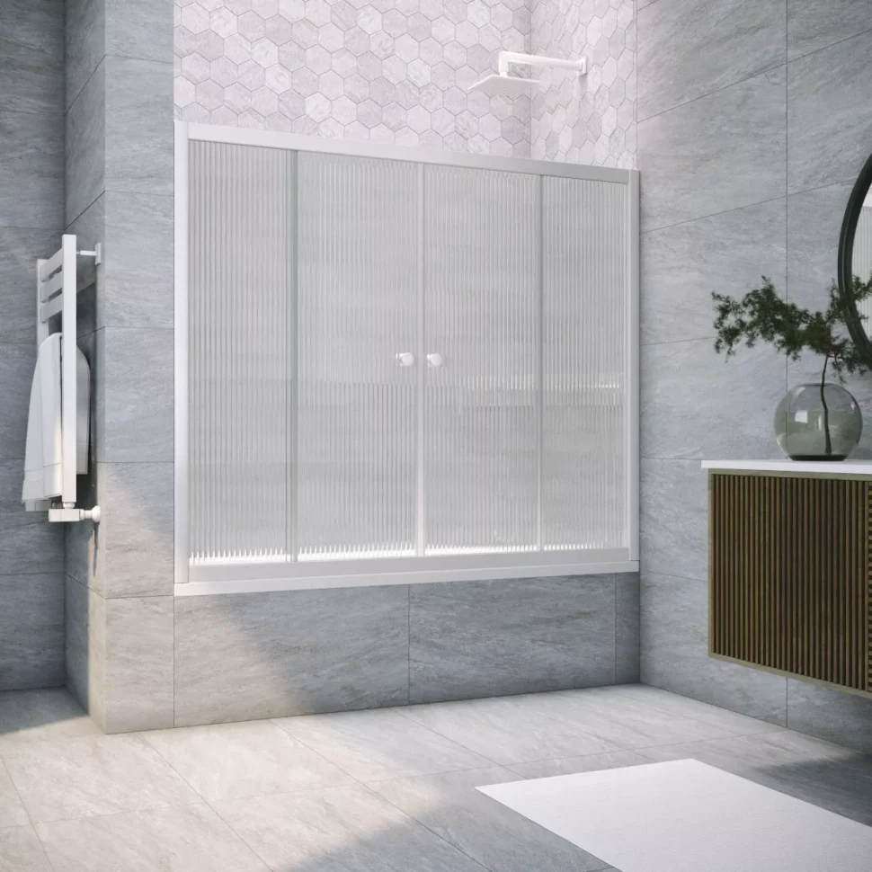 Шторки на ванну Z2V NOVO 175 белый