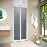 Душевая дверь в нишу Vegas-Glass E2P NOVO 120 h200 белый