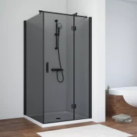 Душевой уголок Vegas-Glass AFP-Fis NOVO 120x80 черный матовый