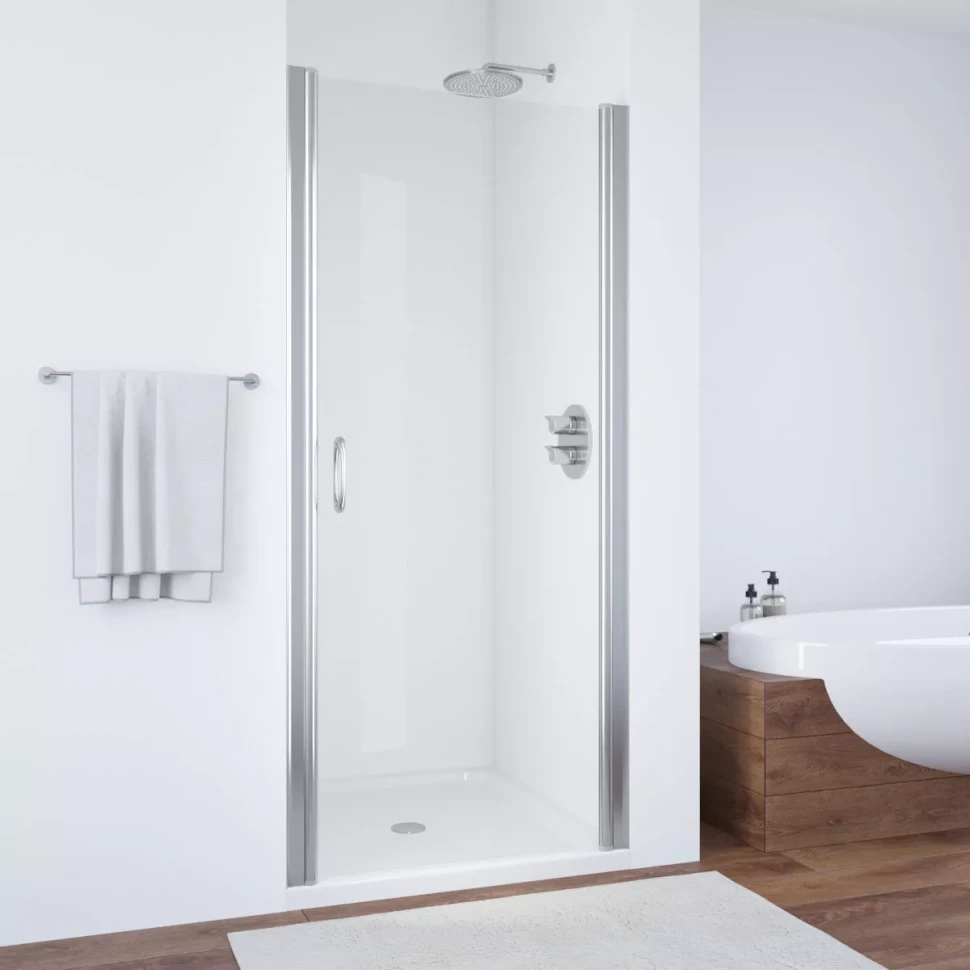 Дверь в душевой проем Vegas-Glass EP 95 глянцевый хром