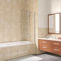 Шторки на ванну Vegas-Glass EV LUX 75 белый