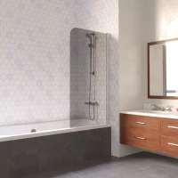 Шторки на ванну Vegas-Glass EV LUX 75 белый