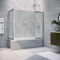 Шторки на ванну ZV+ZVF TUR NOVO 180x70 бронза