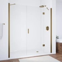 Дверь в душевой проем Vegas-Glass AFP-F NOVO 140 бронза