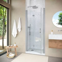 Душевая дверь в нишу Vegas-Glass GPS NOVO 100 h200 матовый хром