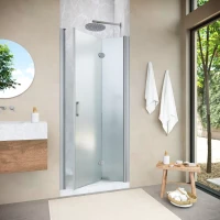 Душевая дверь в нишу Vegas-Glass GPS NOVO 100 h200 матовый хром