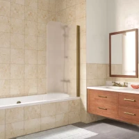 Шторки на ванну Vegas-Glass EV LUX 75 бронза