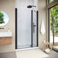 Душевая дверь Vegas-Glass EP-F-1 NOVO 150 h200 черный матовый Душевая дверь Vegas-Glass EP-F-1 NOVO 150 h200 черный матовый