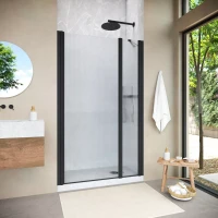 Душевая дверь Vegas-Glass EP-F-1 NOVO 150 h200 черный матовый Душевая дверь Vegas-Glass EP-F-1 NOVO 150 h200 черный матовый