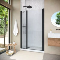 Душевая дверь Vegas-Glass EP-F-1 NOVO 150 h200 черный матовый Душевая дверь Vegas-Glass EP-F-1 NOVO 150 h200 черный матовый