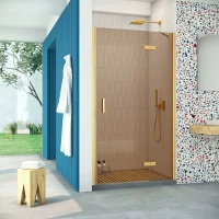 Двери в душевой проем AFP Retta 95 золото матовое