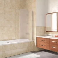 Шторки на ванну Vegas-Glass EV LUX 75 глянцевый хром