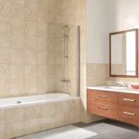 Шторки на ванну Vegas-Glass EV LUX 75 глянцевый хром