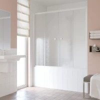 Шторки на ванну Z2V NOVO 180 белый