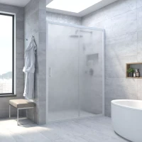 Дверь в душевой проем Vegas-Glass ZP NOVO 165 белый