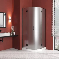 Vegas-Glass AFS LUX 90x90 черный матовый