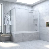 Шторки на ванну ZV+ZVF NOVO 170x80 белый