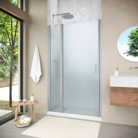 Душевая дверь Vegas-Glass EP-F-1 NOVO 105 h189 матовый хром