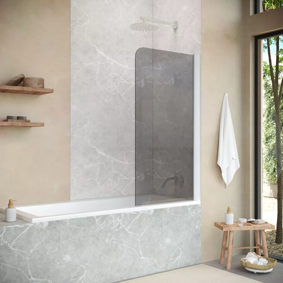 Шторки на ванну Vegas-Glass EV NOVO 60 белый