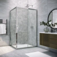 Душевой уголок Vegas-Glass ZP+ZPV TUR NOVO 100x95 глянцевый хром