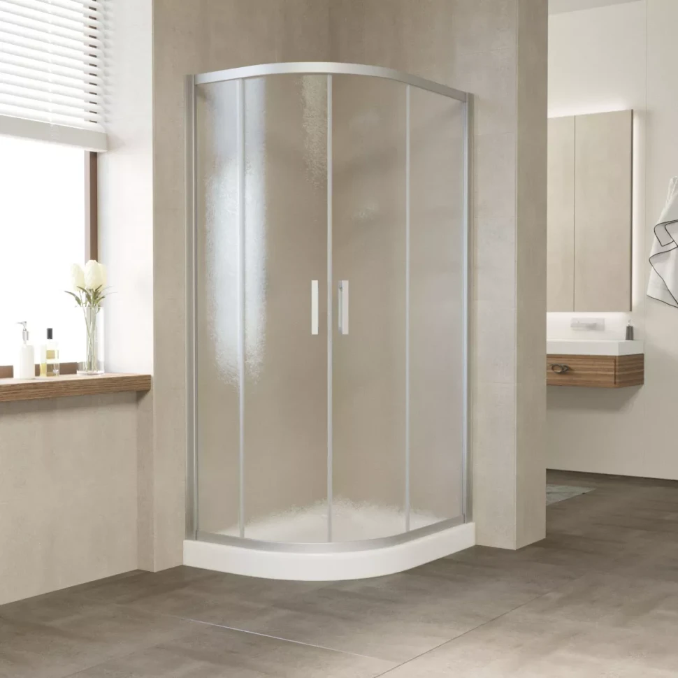 Vegas-Glass ZS-F NOVO 110x100 матовый хром