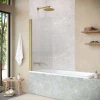 Шторки на ванну Vegas-Glass EV NOVO 60 золото матовое