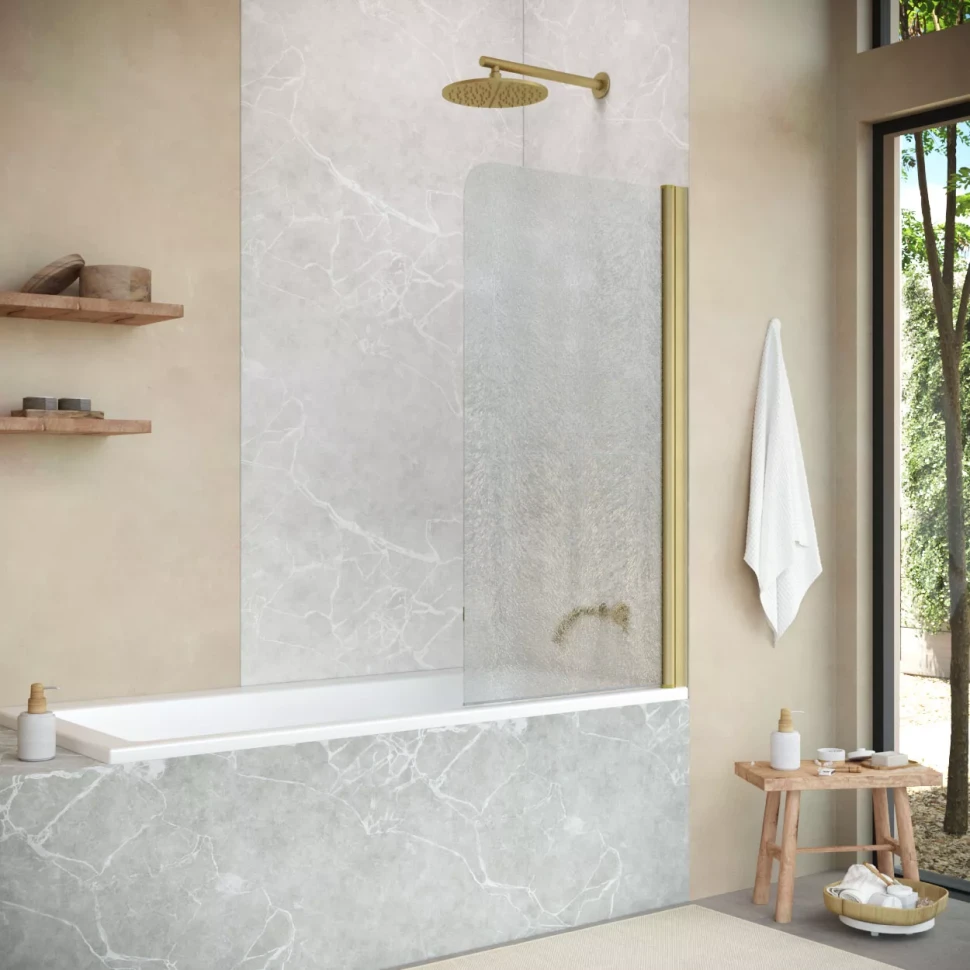 Шторки на ванну Vegas-Glass EV NOVO 60 золото матовое