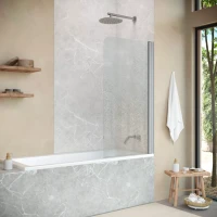 Шторки на ванну Vegas-Glass EV NOVO 60 матовый хром