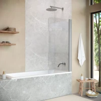 Шторки на ванну Vegas-Glass EV NOVO 60 матовый хром