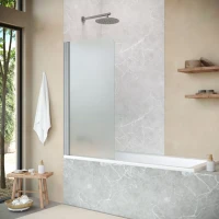 Шторки на ванну Vegas-Glass EV NOVO 60 матовый хром