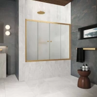 Шторки на ванну Z2V Protec 165 золото матовое