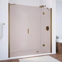 Дверь в душевой проем Vegas-Glass AFP-F NOVO 150 бронза