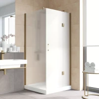 Душевой уголок Vegas-Glass AFP-Fis LUX 110x110 бронза