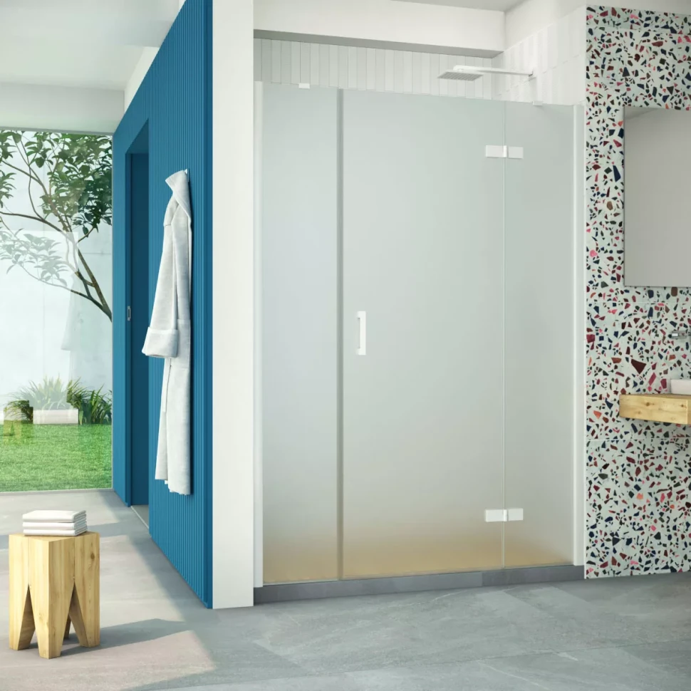 Дверь в душевую нишу Vegas-Glass AFP-F Retta 130 белый