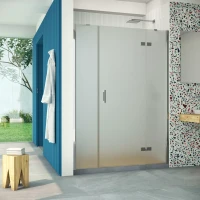 Дверь в душевую нишу Vegas-Glass AFP-F Retta 130 глянцевый хром