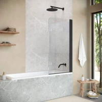 Шторки на ванну Vegas-Glass EV NOVO 60 черный матовый