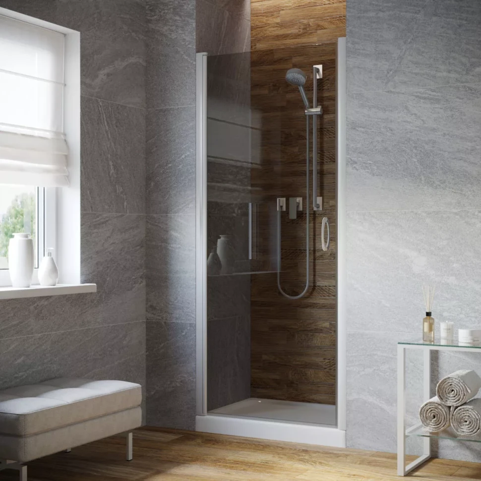 Дверь в душевую нишу Vegas-Glass EP LUX 70 белый