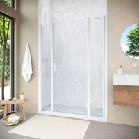 Душевая дверь Vegas-Glass EP-2F NOVO 165 h189 белый