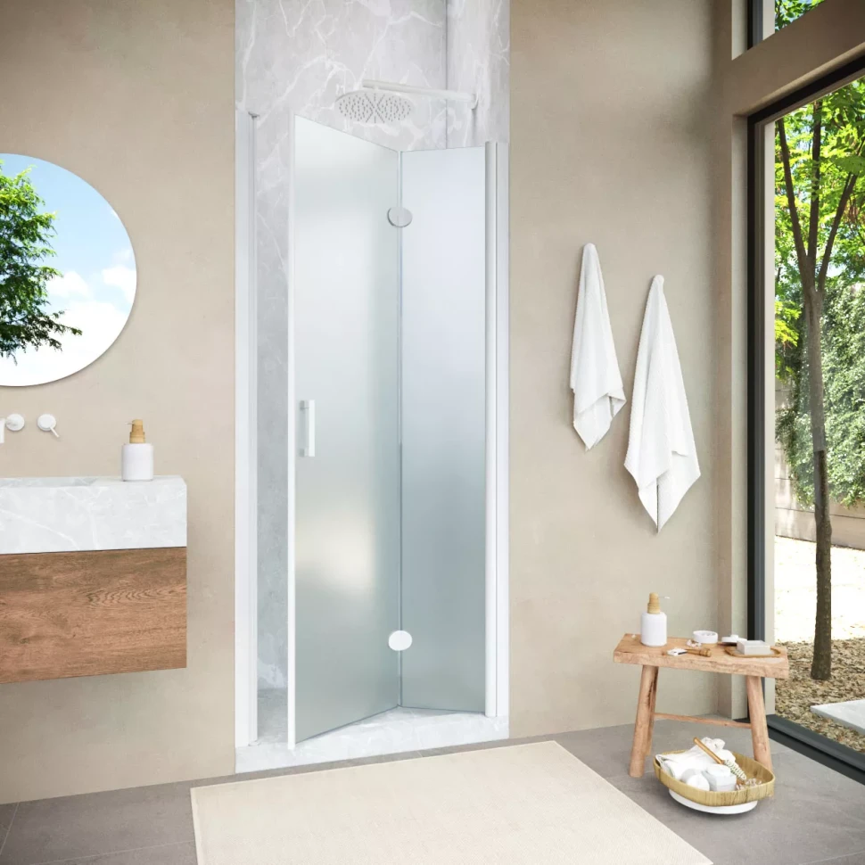 Душевая дверь в нишу Vegas-Glass GPS NOVO 75 h189 белый