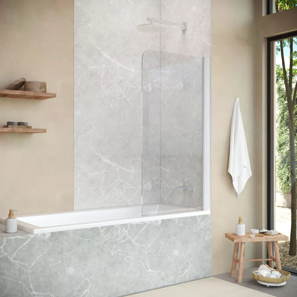 Шторки на ванну Vegas-Glass EV NOVO 70 белый