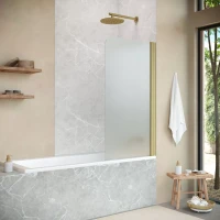 Шторки на ванну Vegas-Glass EV NOVO 70 золото матовое