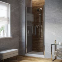 Дверь в душевую нишу Vegas-Glass EP LUX 70 глянцевый хром