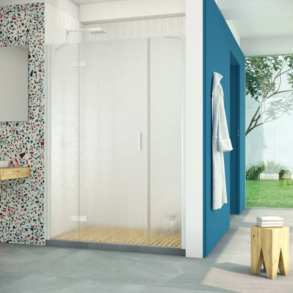 Дверь в душевую нишу Vegas-Glass AFP-F Retta 140 белый