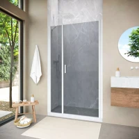 Душевая дверь Vegas-Glass EP-F-2 NOVO 110 h200 белый