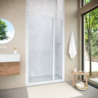 Душевая дверь Vegas-Glass EP-F-2 NOVO 160 h200 белый