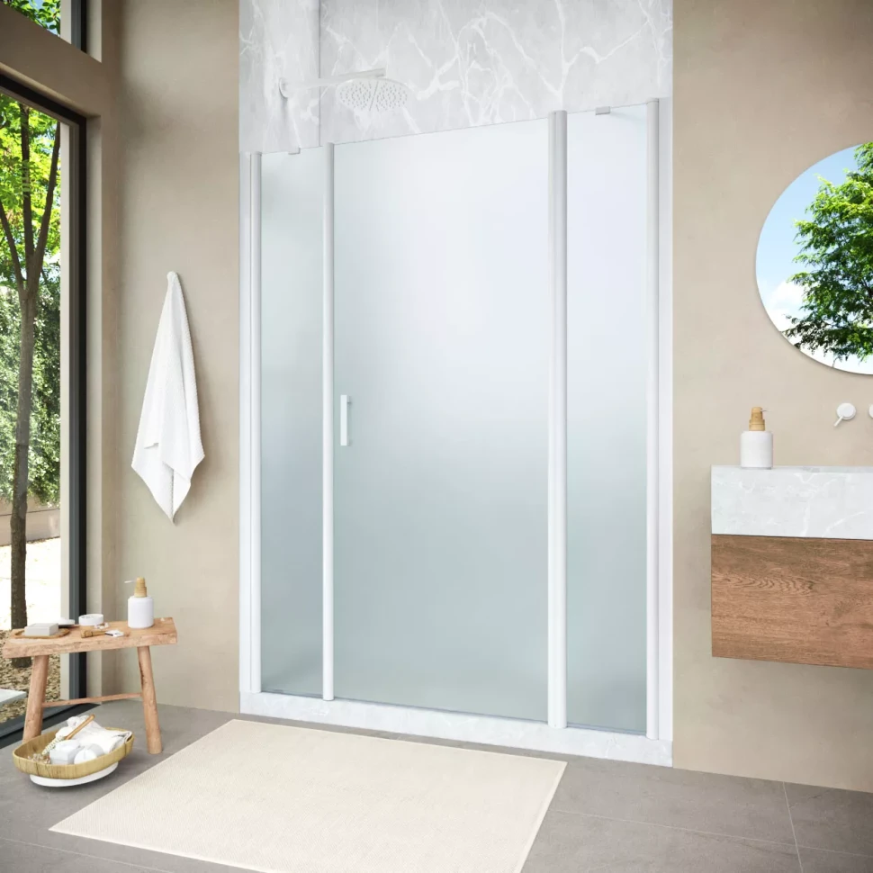 Душевая дверь Vegas-Glass EP-2F NOVO 215 h200 белый