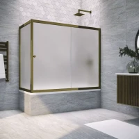 Шторки на ванну ZV+ZVF TUR NOVO 190x70 бронза