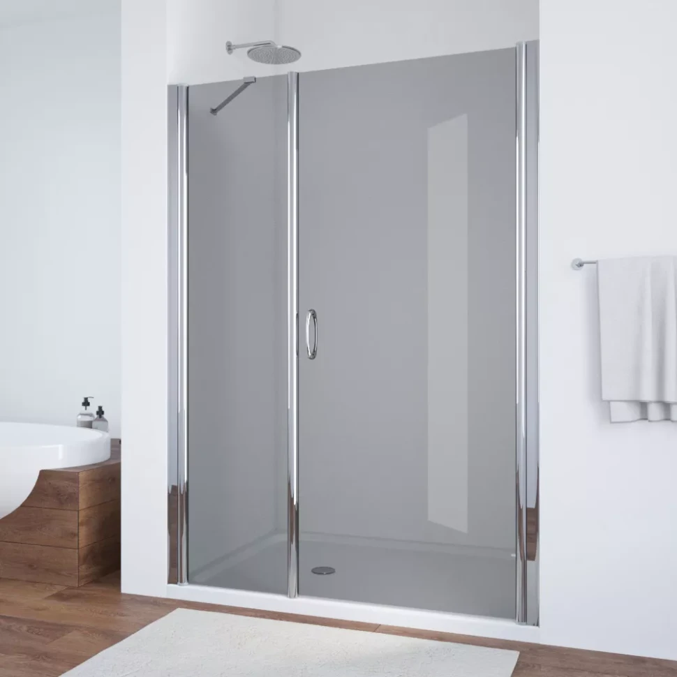 Дверь в душевую нишу Vegas-Glass EP-F-2 115 глянцевый хром